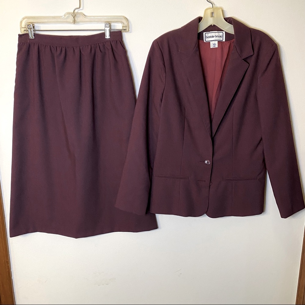 Vintage Bobbie Brooks Skirt Blazer Suit - Size 11/12